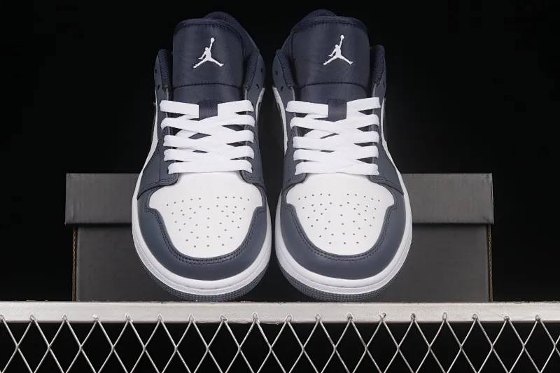 All categories Air Jordan Jordan series basketball shoes Air Jordan 1 Low Air Jordan 1 Low AJ1 Joe 1 navy blue sports culture basketball shoes 553558-414